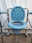 Продавам Комбиниран стол за тоалет и баня, сгъваем на колела, снимка 7