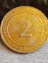 Жетон от летището Франкфурт Германия 2 евро за КОЛЕКЦИЯ ДЕКОРАЦИЯ 51818, снимка 3