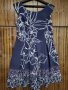 Дамска рокля с флорални мотиви , снимка 1 - Рокли - 42386410