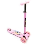 Детска тротинетка ScooTer Princess, Светещи LED колела, Розова, снимка 1