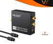DAC ﻿оптичен цифров към аналогов конвертор + оптичен кабел + Гаранция, снимка 1 - Аудиосистеми - 41002795