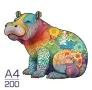 Дървени пъзели (около 200 части), снимка 3
