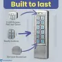 Алуминиева клавиатура за контрол на достъп с RFID и ПИН код, снимка 7