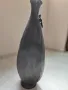 Дизайнерска сива ваза, снимка 4