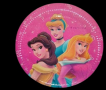 3 Принцеси 6  бр големи парти чинии чинийки, снимка 1 - Чинии - 36274424