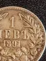 Сребърна монета 1 лев 1891г. Княжество България Княз Фердинанд първи 37165, снимка 4