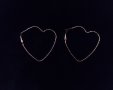Комплект обеци със сърца, кристали, панделки и пискюли, снимка 6
