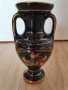 Гръцка ваза ръчна изработка, 24к злато, снимка 1 - Антикварни и старинни предмети - 35715503