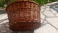 Две големи здрави кошници, ръчно плетени от едно време, снимка 9