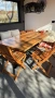 Трапезна маса масив и желязо , снимка 13