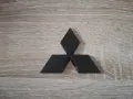 черно лого Mitsubishi 15 см, снимка 1