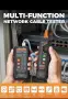 НоPOROMETISTO MCT01 4-in-1 Network Cable Tester – професионален тестер за мрежови и телефонни кабели, снимка 3