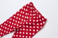 Червен памучен клин на бели точки 92-128, снимка 5