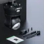 Движеща се двустранна глава d-mx512 LED сценична светлина 30W DJ диско парти светлина с RGBW, нова, снимка 8