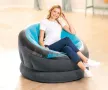 Надуваем ергономичен фотьойл INTEX Empire, 112 х 109 х 69 см, снимка 4