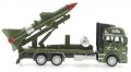 Метални военни камиони с ракета, снимка 1 - Колекции - 34262428