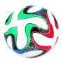 Футболна топка  2156  нова  32 панела размер 5 Цвят: бял/зелен/червен/син/черен количество, снимка 2