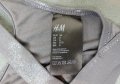 H&M XS/S (EUR 36) късо, блестящо, сребристо бюстие/топ, снимка 12