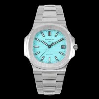 Мъжки часовник Patek Philippe Nautilus Tiffany & Co. Edition с автоматичен швейцарски механизъм, снимка 1 - Мъжки - 41391435