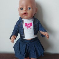 Играчки!Нови дрешки за кукла Бейби Борн/BABY BORN или кукла с височина 43 см, снимка 10 - Кукли - 28445403