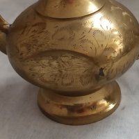 Стар бронзов османски ибрик , снимка 4 - Антикварни и старинни предмети - 39411267