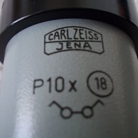Окуляр P 10x 18 Carl Zeiss, снимка 7 - Медицинска апаратура - 39030157