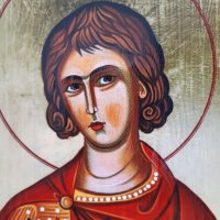 Икона на Свети Фанурий ikona sveti fanurii, снимка 2 - Икони - 20613411