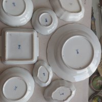  Фирма Майсен''Meissen Porcelain''чинийки за сладко и декорация, снимка 4 - Чинии - 42216690