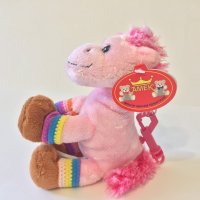 Нов плюшен ключодържател Амек Тойс конче пони розово, снимка 1 - Плюшени играчки - 41490761
