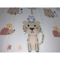 4136 Сгъваемо детско килимче за игра, топлоизолиращо 180x200х1см - модел Лисица и Тигър, снимка 11 - Други - 44793305