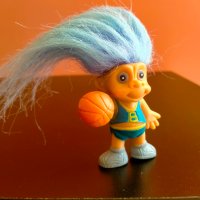 Играчка Кукла Трол Troll 6 см + коса, снимка 10 - Колекции - 40690996