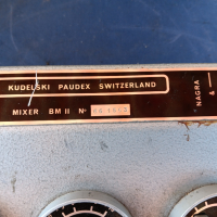 NAGRA - BM II  Mixer 1960г  Switzerland, снимка 10 - Слушалки и портативни колонки - 44926921