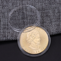 монета златна сувенир креативен подарък Канадски кленов лист 1OZ, снимка 3 - Нумизматика и бонистика - 36469867