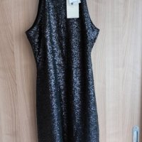 SPRINGFIELD - черна рокля с пайети, снимка 2 - Рокли - 39895884