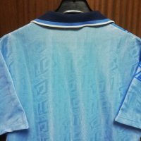 Англия 1992-1993 Умбро Ретро Vintage оригинална тениска футболна фланелка England Umbro трети екип, снимка 4 - Тениски - 41406524