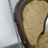 Уникален антикварен от масивно дърво реставриран стол  , снимка 5 - Столове - 41615176