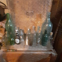 Стари стъклени шишета-30лв, снимка 1 - Други - 36482005