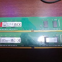 2х Kingston 4GB DDR4 PC4-21300 2666MHz CL19 KVR26N19S6/4, снимка 3 - RAM памет - 41559192