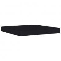 Палетна възглавница за под, 60x60x6 см, черна, плат, снимка 2 - Възглавници - 40240654