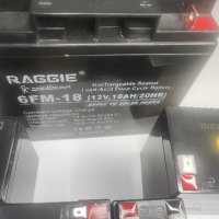 Акумулатори  оловни батерии RAGGIE 4, 6, 9 и 12V, 1- 18 Ah за соларни системи, електропастири други, снимка 2 - Друга електроника - 40000684