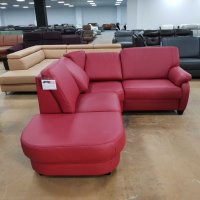Червен кожен ъглов диван "KS6072" - естествена кожа, снимка 11 - Дивани и мека мебел - 39688083