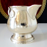 Английска кана,никелово сребро 290 гр. , снимка 3 - Антикварни и старинни предмети - 39051061