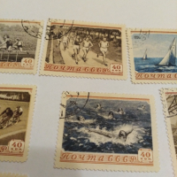 Пощенски марки Почта Ссср 1954, снимка 4 - Филателия - 44640125