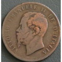 10 центисими 1866, Италия, снимка 2 - Нумизматика и бонистика - 34631012