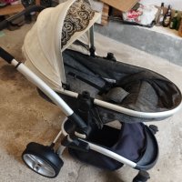  Комбинирана бебешка количка, снимка 5 - Детски колички - 44358110
