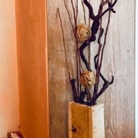 Луксозна ваза от естествено дърво! Ръчна изработка! , снимка 5 - Декорация за дома - 34491999