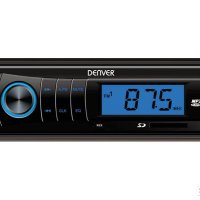 НОВО Авто FM/AM радио MP3, TF SD, USB и AUX-In DENVER, LCD дисплей,USB порт, слот за SD, снимка 2 - Аксесоари и консумативи - 42144254