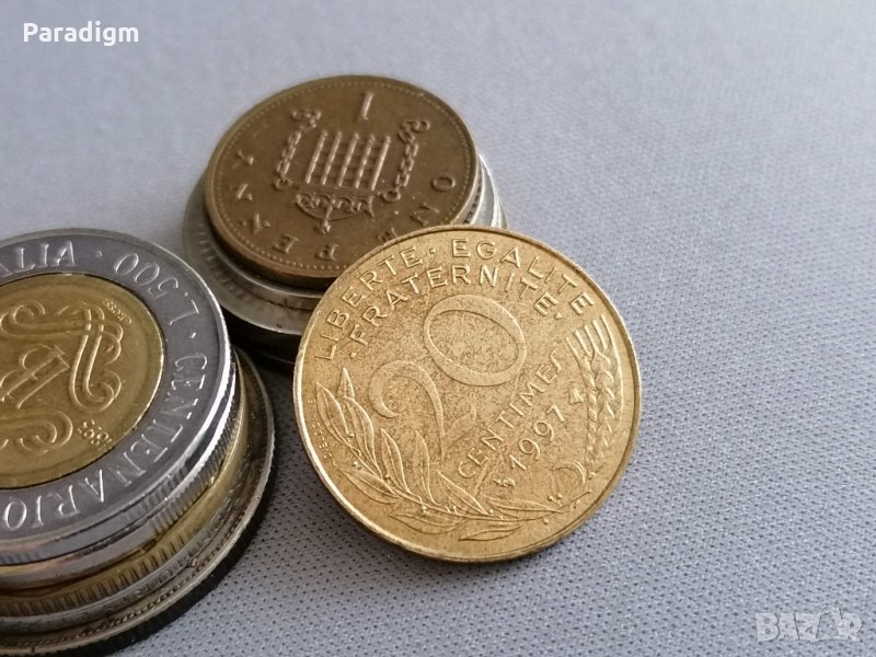 Монета - Франция - 20 сентима | 1997г., снимка 1