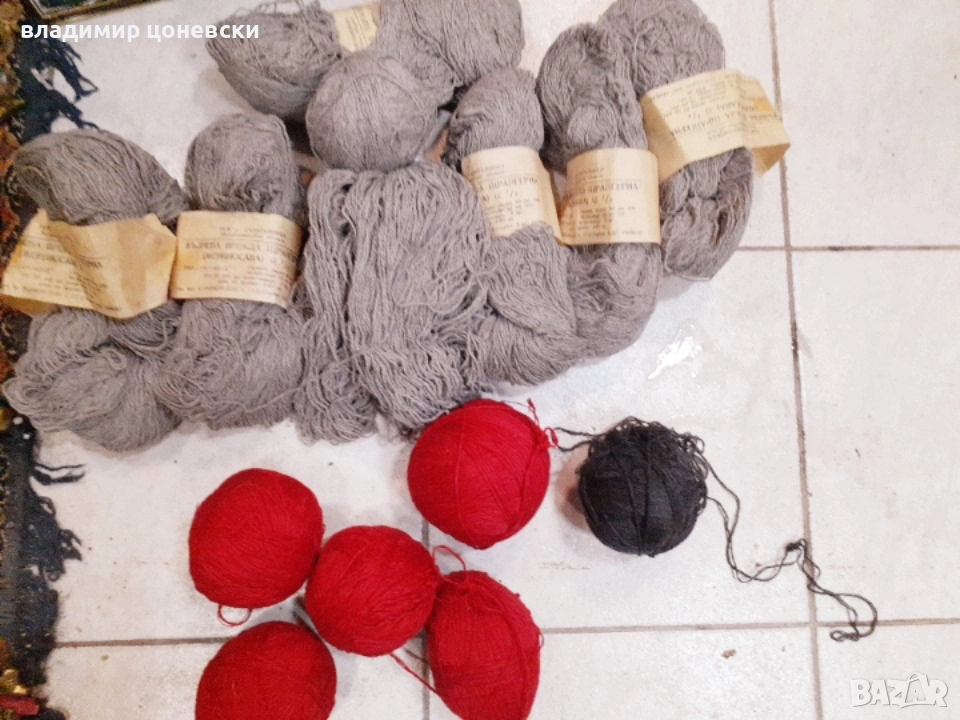 Вълнена прежда за ръчно плетене, снимка 1