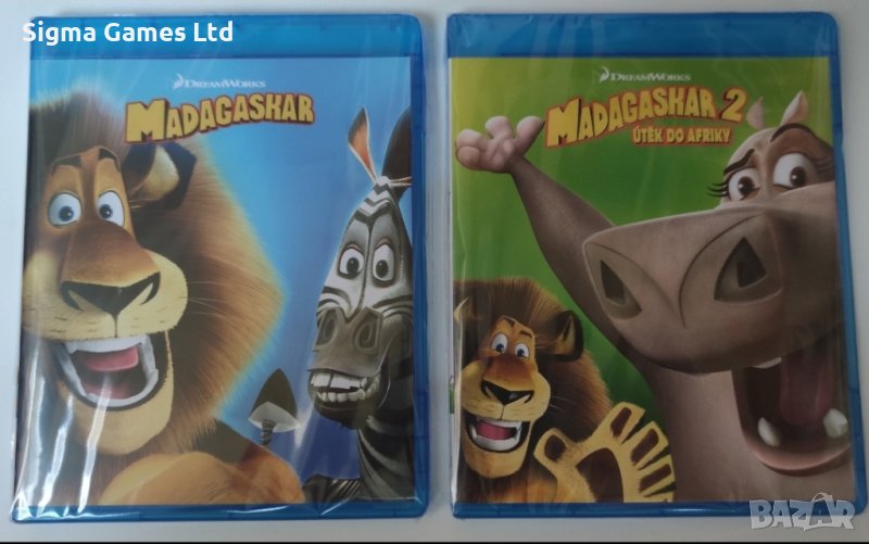 Blu-ray-Madagascar 1-Madagascar 2, снимка 1